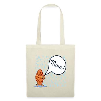 MOIN FRANZBRÖTCHEN RAINY WEATHER HAMBURG - Tote Bag - red - Front