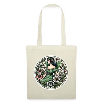 Enchanted Forest Fairy Illustration - Tote Bag - red - Front