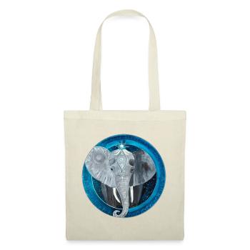 Elephant Mandala in Fantasy Style - Tote Bag - red - Front