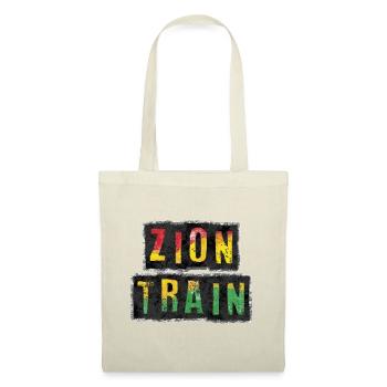 Vibrantes ZION TRAIN Reggae Design - Stoffbeutel - Rot - Vorne