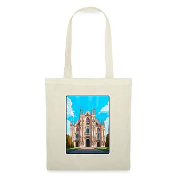 Milan Italy Gothic Cathedral Under Bright Sky - Tote Bag - red - Front