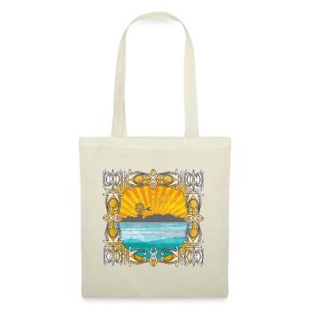 Sunrise by the Sea Ornament Balearic Islands - Tote Bag - red - Front