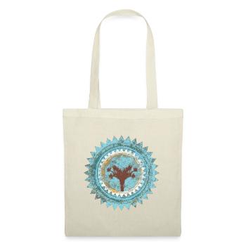 Distressed Tree Seal Blue Mallorca - Tote Bag - red - Front