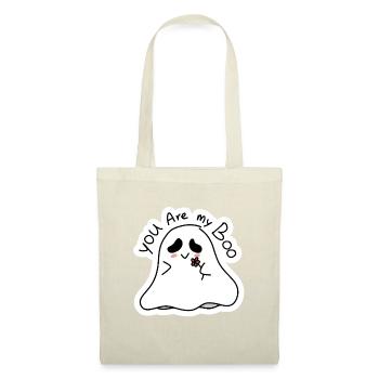 You Are My Boo Ghost Illustration - Tote Bag - red - Front