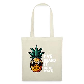 Pineapple Slogan Double Meaning - Tote Bag - red - Front