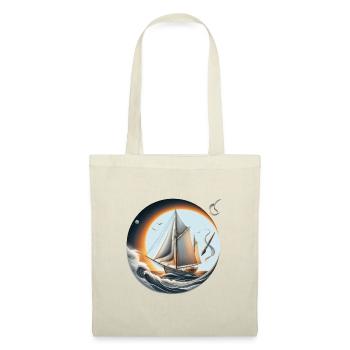 Sailing Circle at Sunset - Tote Bag - red - Front