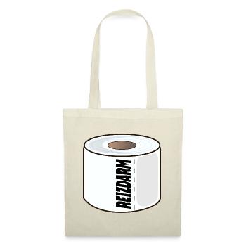 INTESTIN IRRITABLE, PAPIER TOILETTE, DIGESTION - Sac en tissu - rouge - Devant