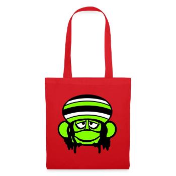 Frog Reggae Music Rasta Hair Hat Jamaica Fun - Tote Bag - red - Front