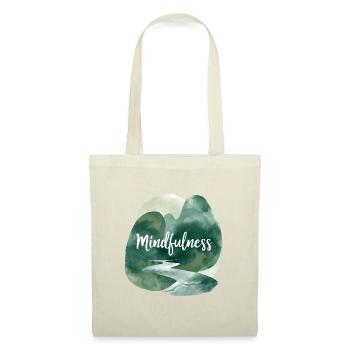 Mindfulness Naturpfad Illustration - Stoffbeutel - Rot - Vorne