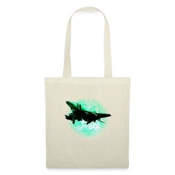 Neon jet in the Green Halo - Tote Bag - red - Front