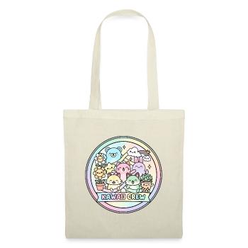 Kawaii Crew Pastell Regenbogen - Stoffbeutel - Rot - Vorne