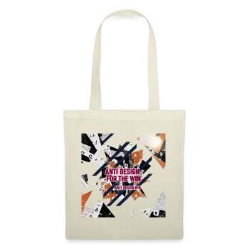 Anti-Design_for_the_Win_Collage - Sac en tissu - rouge - Devant