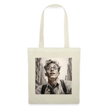 Big City Views Glasses Portrait - Tote Bag - red - Front