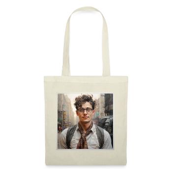 Indie Street Portrait Lunettes - Sac en tissu - rouge - Devant