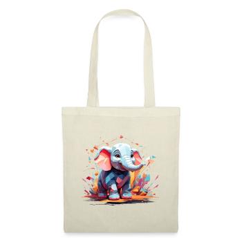 Elephant Color Explosion - Tote Bag - red - Front