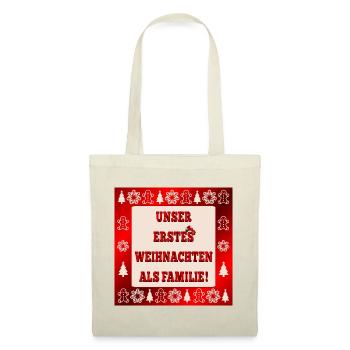 CHRISTMAS FAMILY BABY - Tote Bag - red - Front