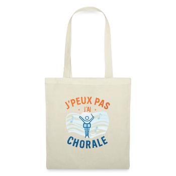 J'peux pas j'ai chorale - Sac en tissu - rouge - Devant