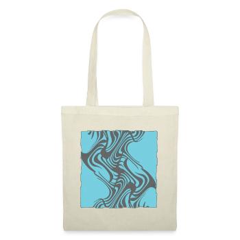Zebra Pattern Cyan - Tote Bag - red - Front