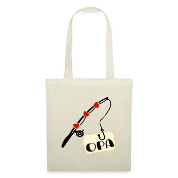 Canne à pêche Pêche Papy - Sac en tissu - rouge - Devant