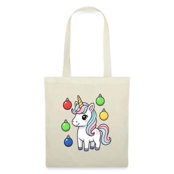 Cute Christmas Unicorn - Tote Bag - red - Front