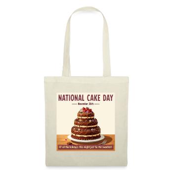 Journée nationale du gâteau – Tag des Kuchens - Sac en tissu - nature - Devant