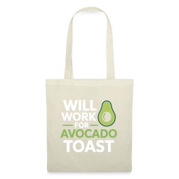 Will Work For Avocado Toast Dietitian Expert  - Tote Bag - red - Front