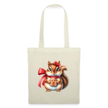 Ginger Squirrel with Cookie - Tote Bag - red - Front
