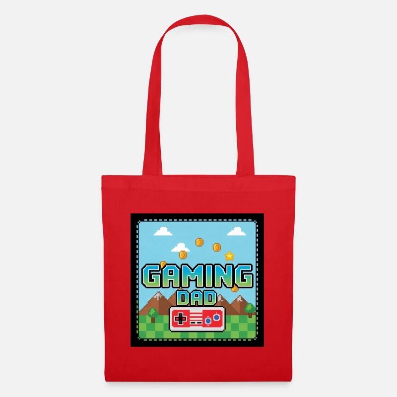 Gaming Dad - Stoffbeutel - Rot