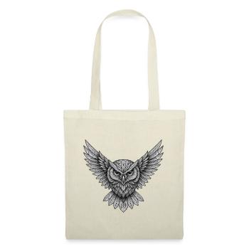 Owl Geometric Wings - Tote Bag - red - Front