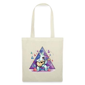 Crystal Bunny with Guitar - Tote Bag - red - Front