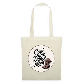 Maman de danse en ligne cool - Sac en tissu - rouge - Devant