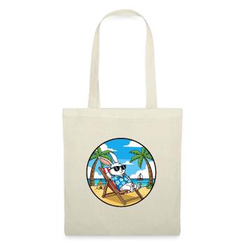 Coole Rabbit Beach Vacation Summer Vibes - Stoffbeutel - Rot - Vorne