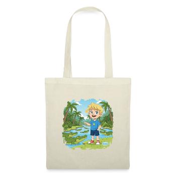 Bouno the Adventurer in the Crocodile Swamp - Tote Bag - red - Front
