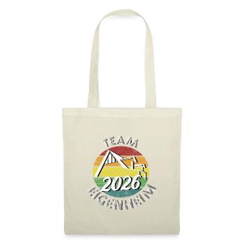 Team Eigenheim 2026 Hausbau Hauskauf retro vintage - Tote Bag - nature - Front