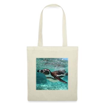 Penguin Sous-marin Turquoise Nature Nature - Sac en tissu - rouge - Devant