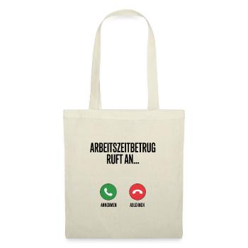 Appels pour fraude au temps de travail, que faites-vous - Sac en tissu - rouge - Devant