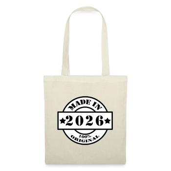 MADE IN 2026 Year of Birth Year of Construction Vintage Gift - Tote Bag - red - Front