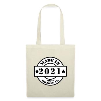 MADE IN 2021 Year of Birth Year of Construction Vintage Gift - Tote Bag - red - Front