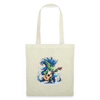 Green Dragon Guitarist - Tote Bag - red - Front