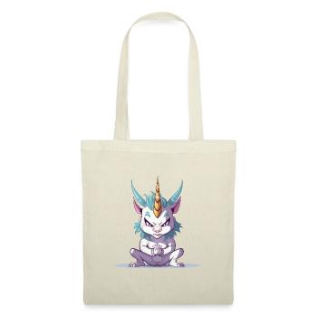 Angry Unicorn - Tote Bag - red - Front