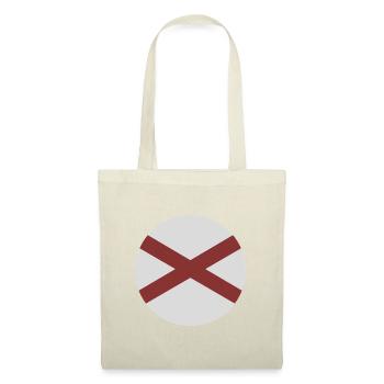 Alabama round flag - Tote Bag - red - Front