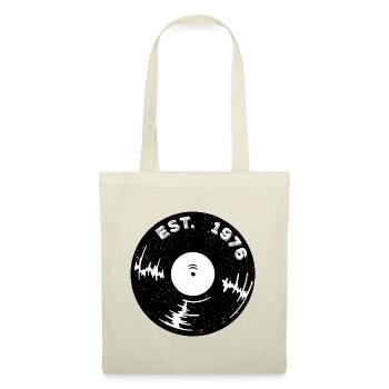Est 1976 Vinyl  - Stoffbeutel - Rot - Vorne