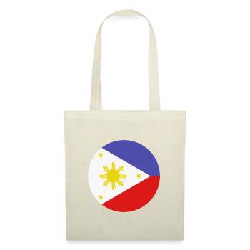 Philippines round flag - Tote Bag - red - Front