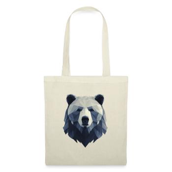 Bear Head, Strong Bear Design, Power Symbol - Tote Bag - red - Front