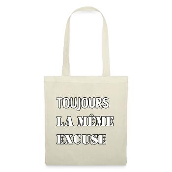 Always the same excuse. - Tote Bag - red - Front
