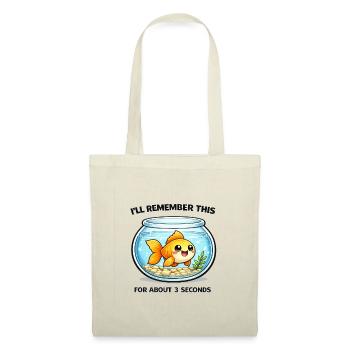 Laughing Goldfish Saying Aquarium - Tote Bag - red - Front