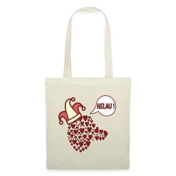 Carnaval de costumes de teckel Helau - Sac en tissu - rouge - Devant