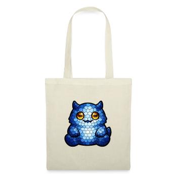 Mosaic Cat Blue-eye - Tote Bag - red - Front
