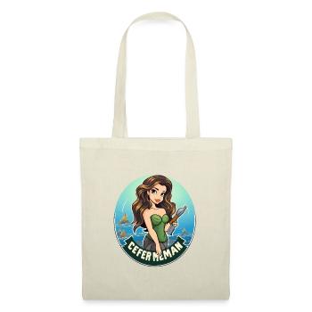 Motif de l’insigne d’héroïne de mer - Sac en tissu - rouge - Devant