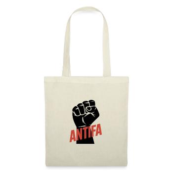 Antifa – Antifaschistisches Merch - Stoffbeutel - Rot - Vorne